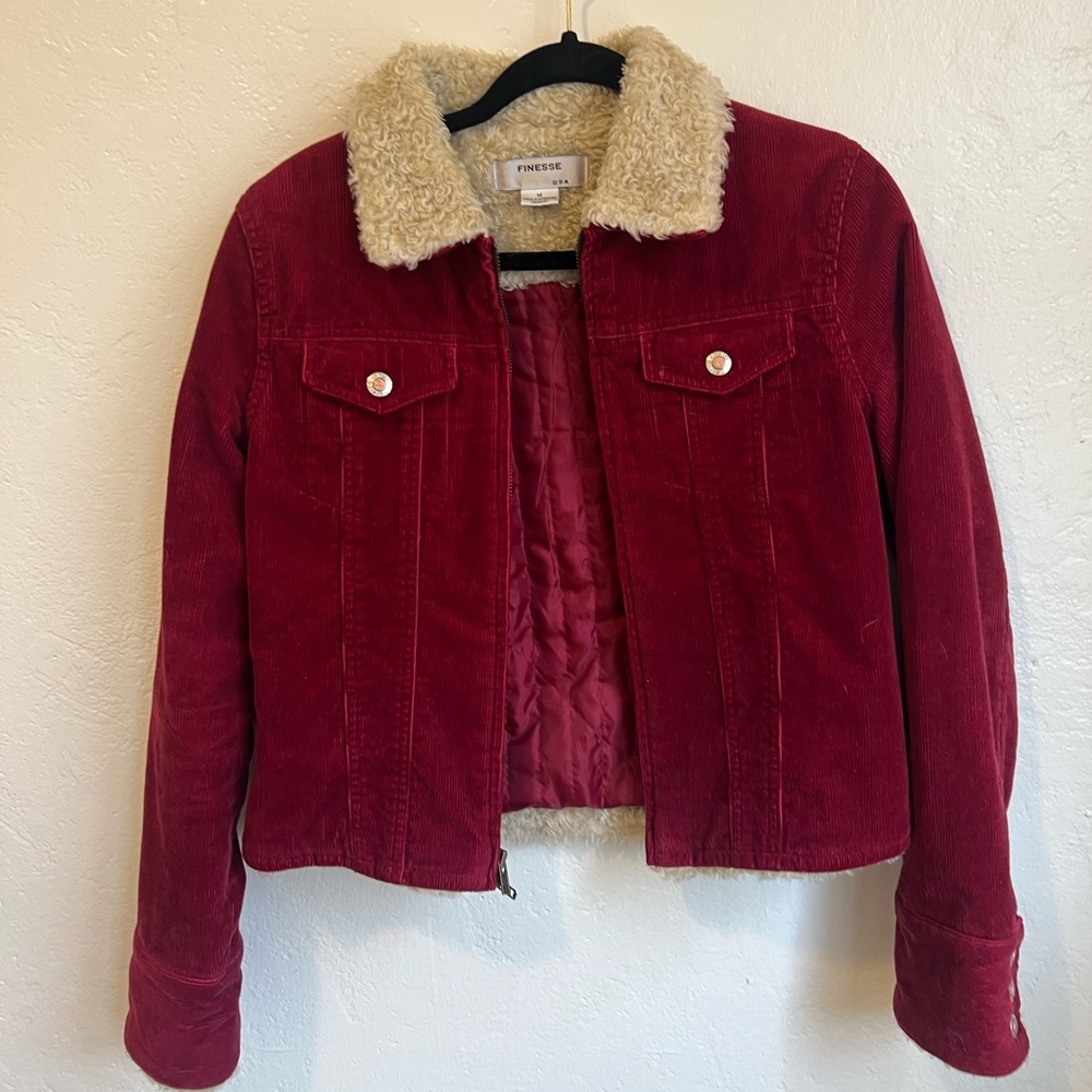 Finesse Red Cord Jacket
